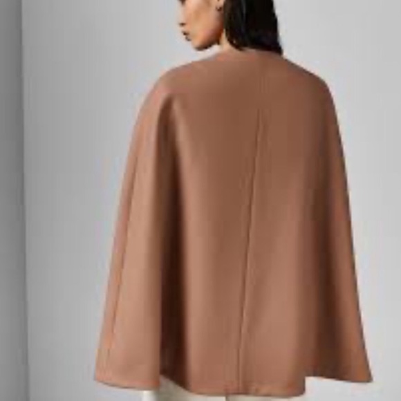 🧥 Ted Baker minimalist Vickiye Cape Coat - Picture 6 of 8